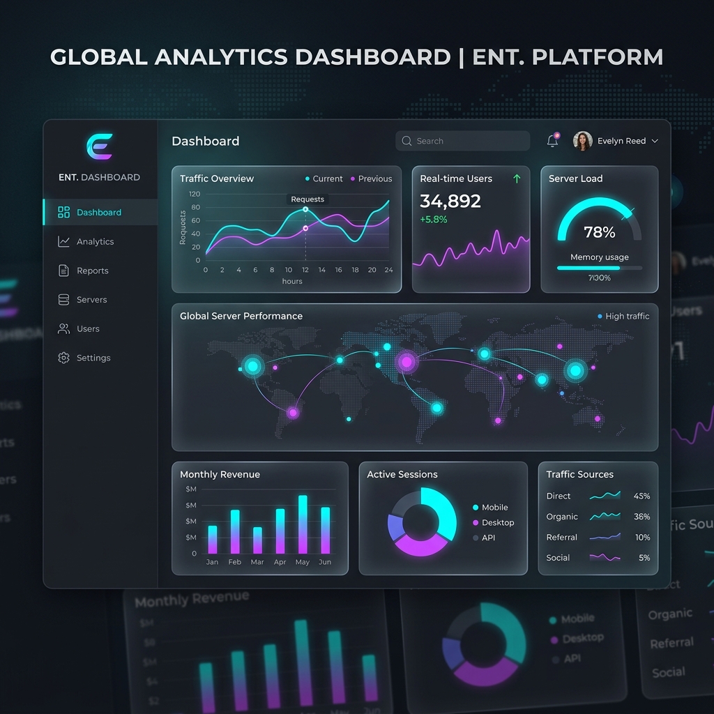 High-Traffic Corporate Web App