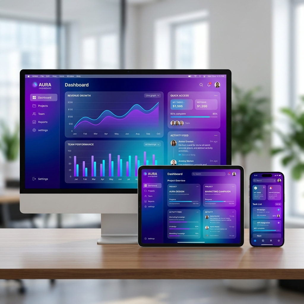 Responsive Client UI Portal